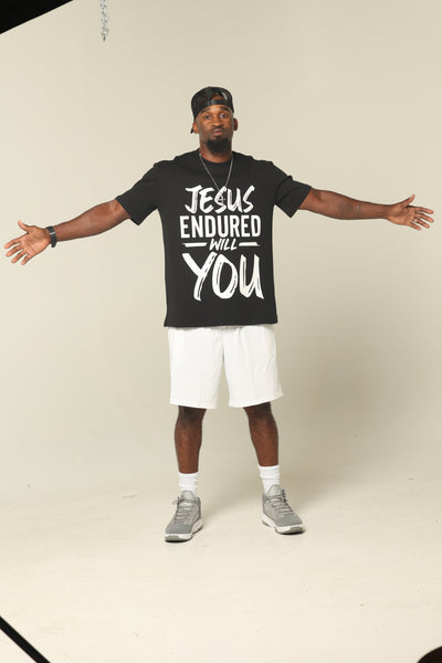 JESUS Endured Will You - Premium T-shirt