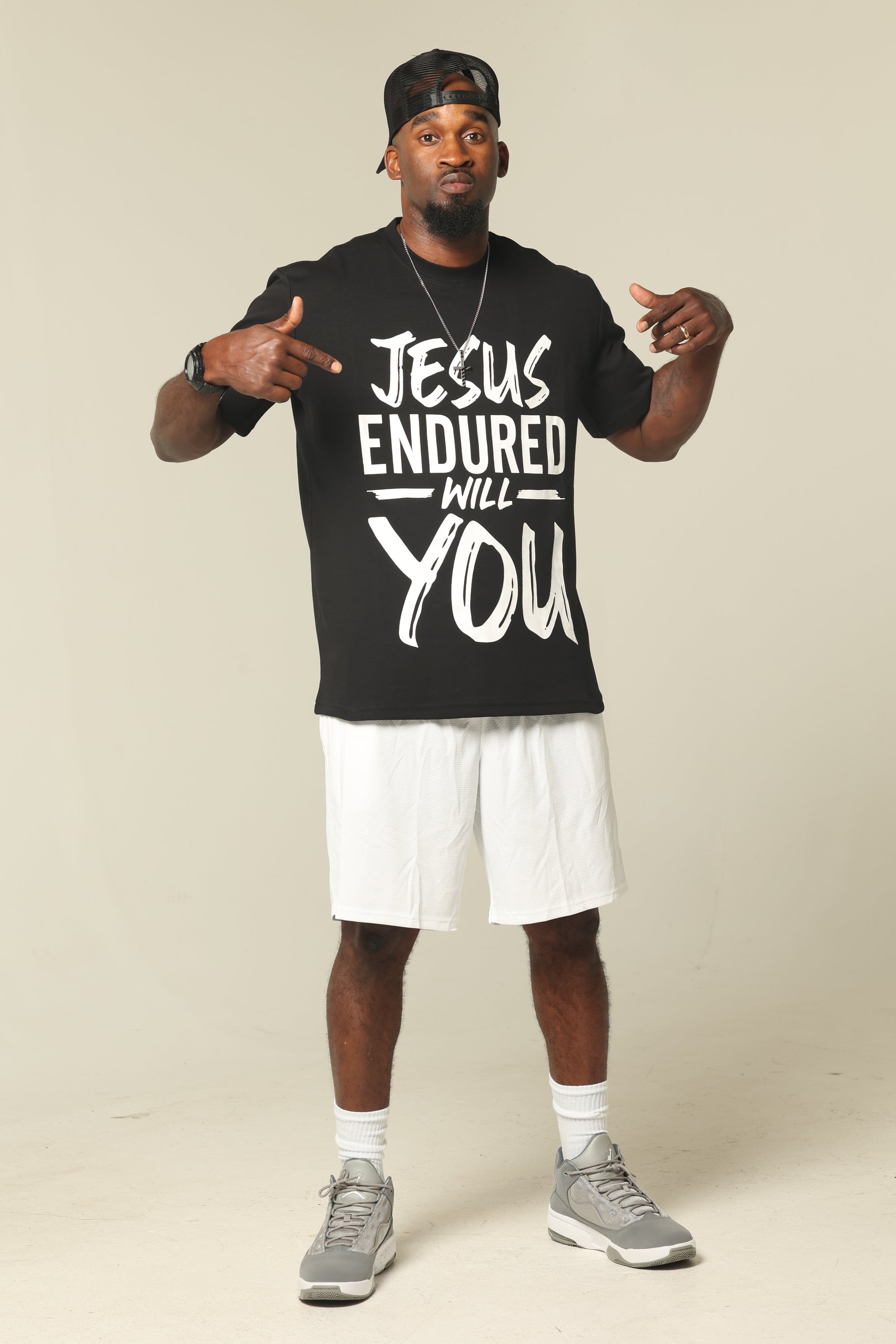 JESUS Endured Will You - Premium T-shirt