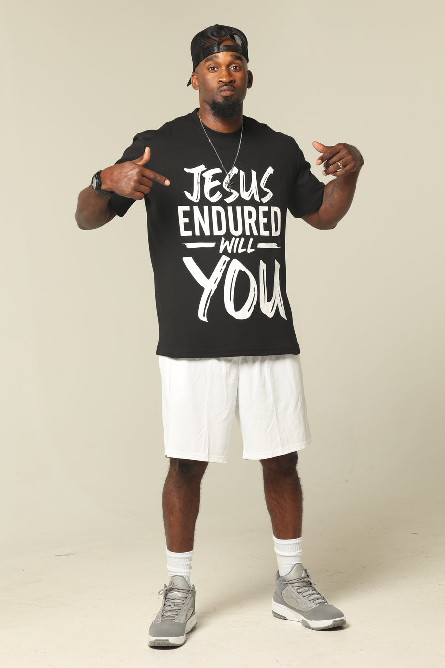 JESUS Endured Will You - Premium T-shirt